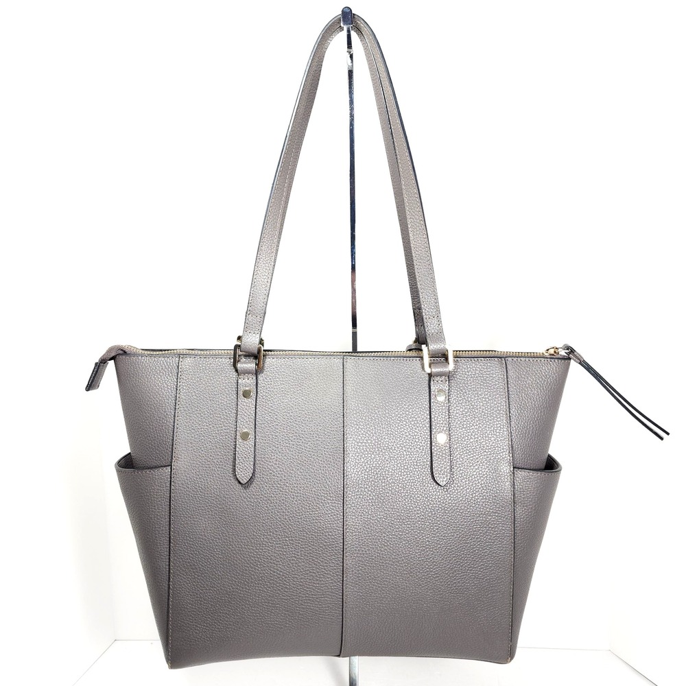 Radley London Silk Street Gray Large Zip-Top Tote Bag - Picture 9 of 16